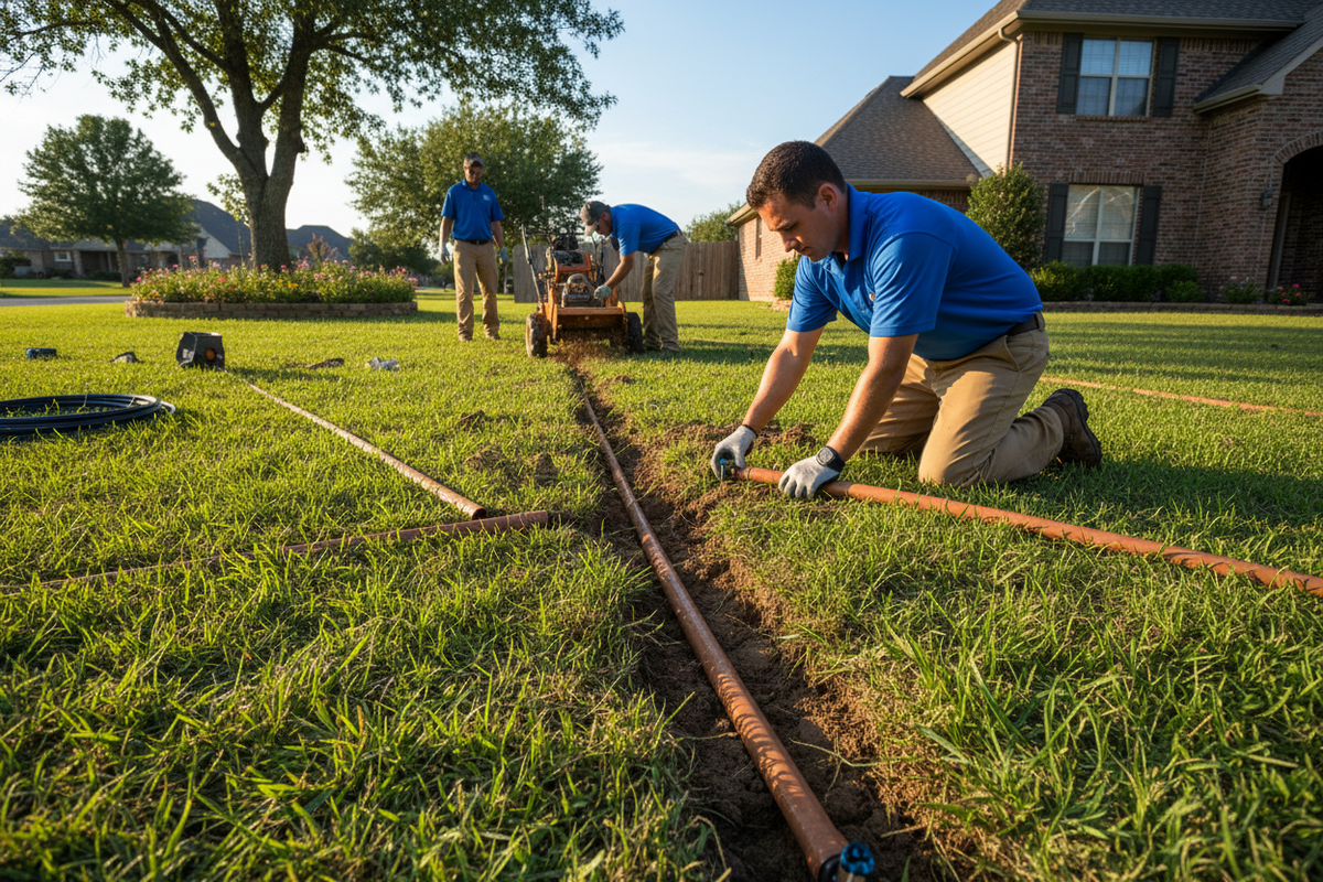 ✓ Irrigation Work