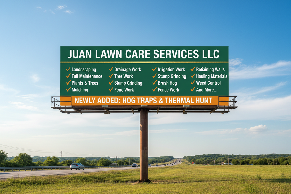 Juan Lawn Care Billboard